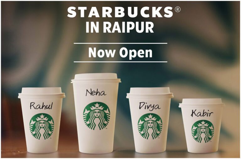 Starbucks Opens Outlet in Raipur