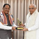  मुख्यमंत्री श्री विष्णु देव साय ने गांधीनगर में गुजरात के मुख्यमंत्री श्री भूपेंद्र पटेल से की सौजन्य भेंट
