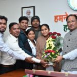 मुख्यमंत्री श्री साय से शासकीय आदर्श पोस्ट मैट्रिक आदिवासी बालक छात्रावास के प्रतिनिधिमंडल ने की सौजन्य मुलाकात