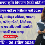 CG Vyapam Mandi Nirikshak Bharti 2026: छत्तीसगढ़ व्यापम मंडी उप निरीक्षक भर्ती, Notification Out Soon