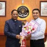 मुख्यमंत्री श्री विष्णुदेव साय ने गोवा के मुख्यमंत्री डॉ. प्रमोद सावंत से की सौजन्य भेंट