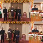 राज्यपाल श्री डेका ने श्री अमिताभ जैन को मुख्य सूचना आयुक्त एवं श्री अग्रवाल और श्री मिश्रा को राज्य सूचना आयुक्त पद की शपथ दिलाई